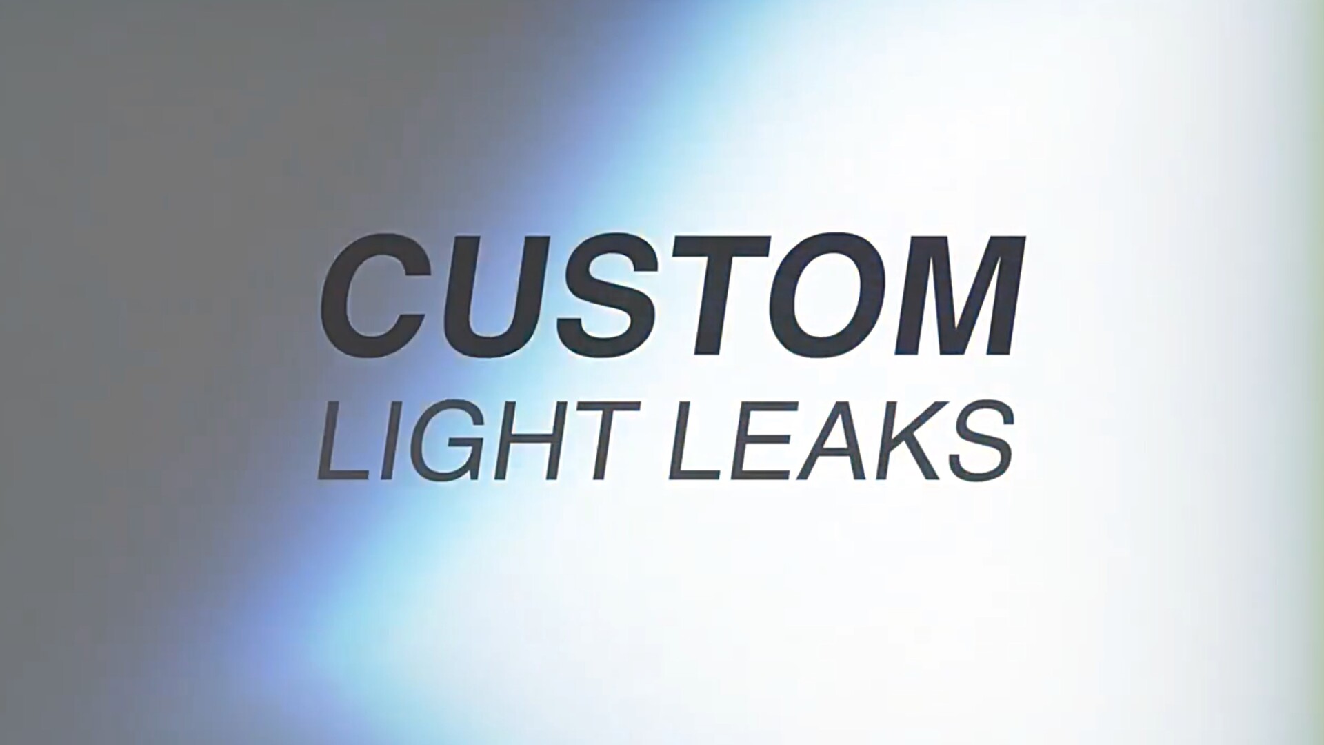 FCPX插件:自定义镜头漏光炫光特效Custom Light Leaks