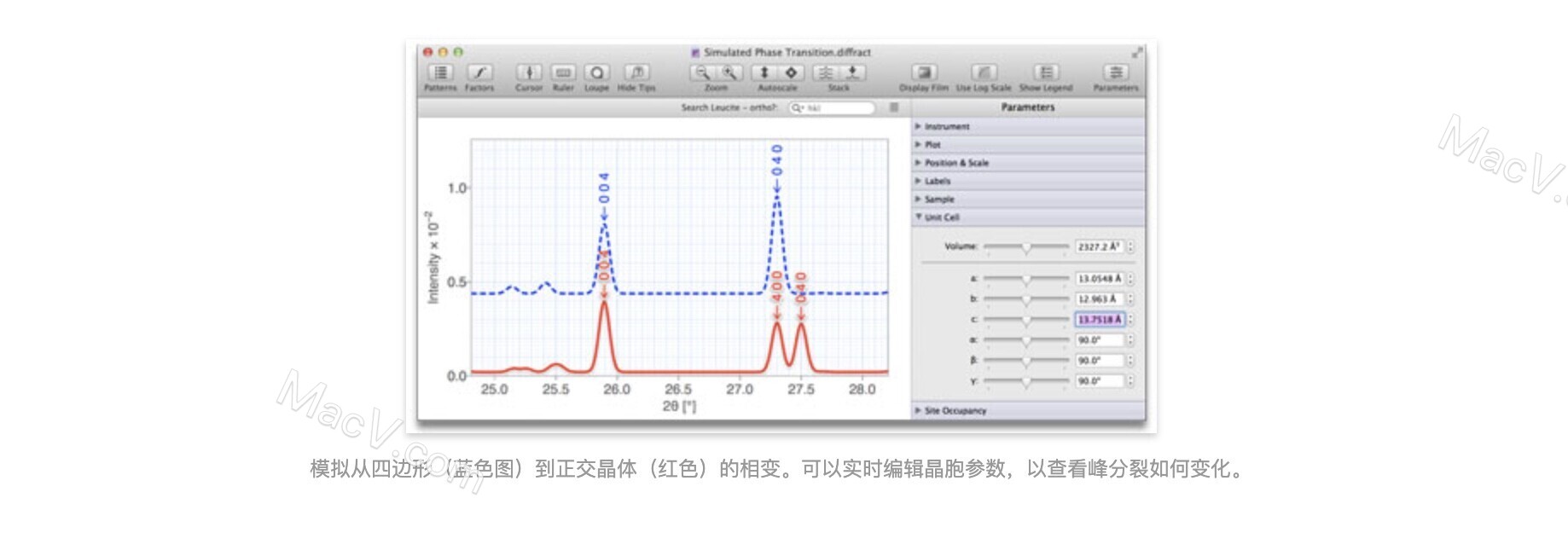 CrystalDiffract注册版-CrystalDiffract for Mac(交互式粉末衍射实验数据软件) 下载