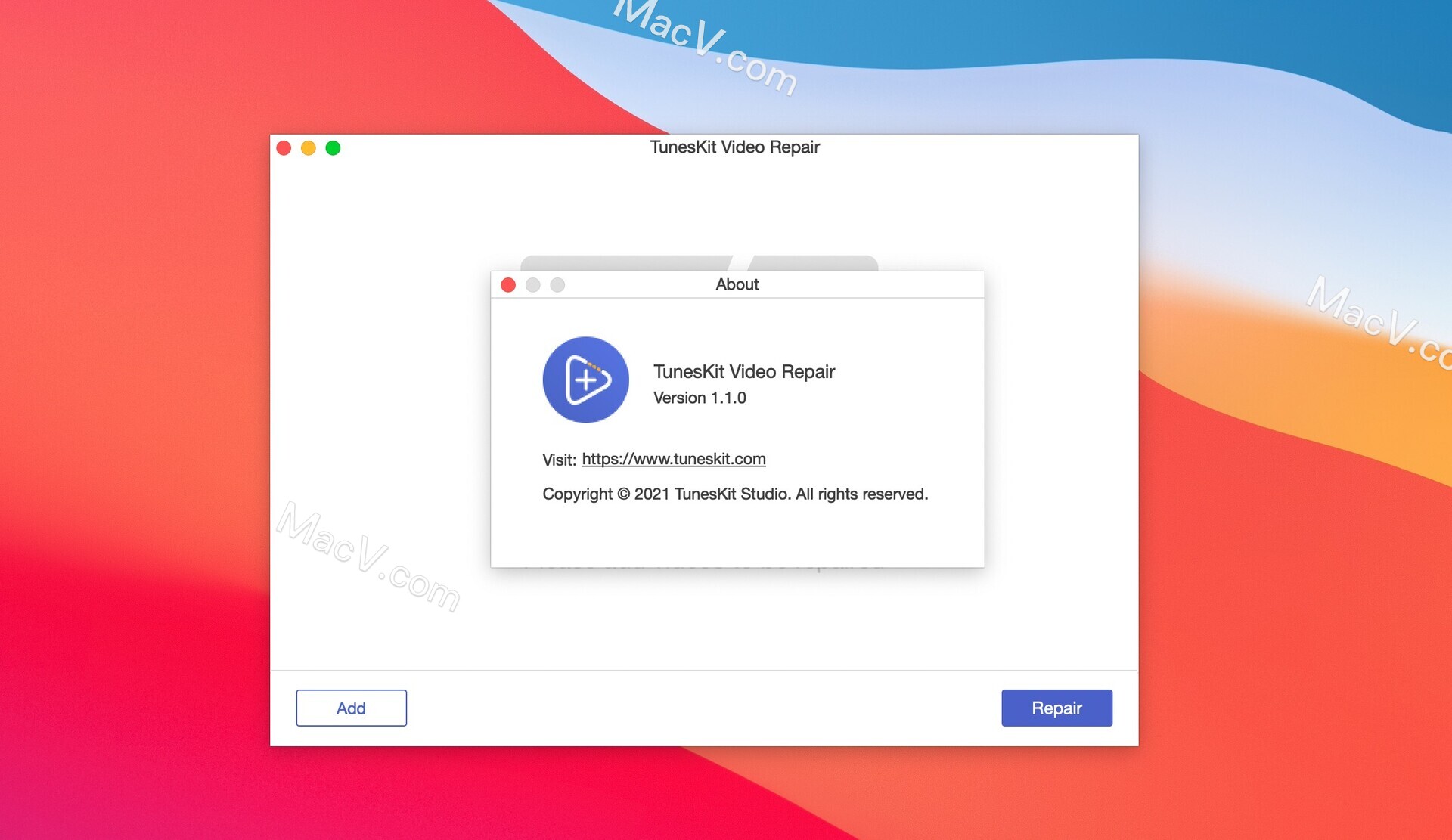 TunesKit Video Repair-TunesKit Video Repair for mac(视频修复工具)下载