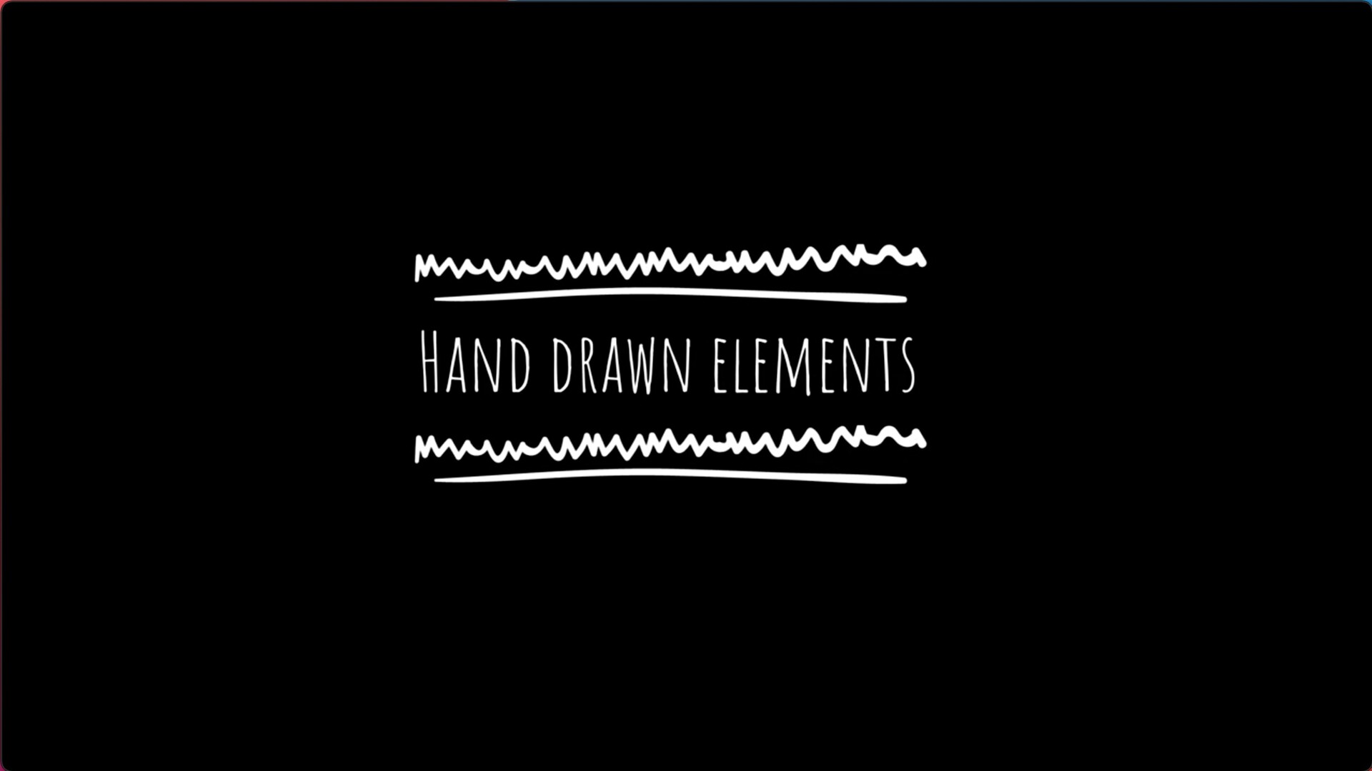 fcpx插件：45个手绘线条箭头气泡文字标题动画 Hand Drawn Elements V2