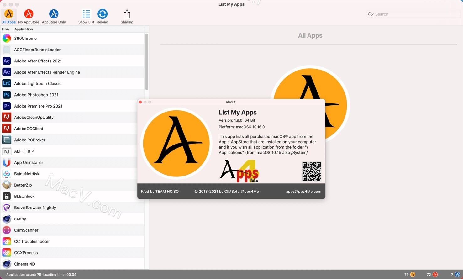 List My Apps Mac版下载-List My Apps for Mac(应用程序管理工具) 