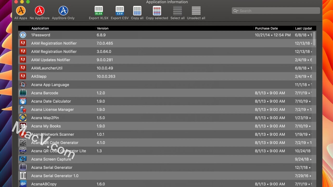 List My Apps Mac版下载-List My Apps for Mac(应用程序管理工具) 