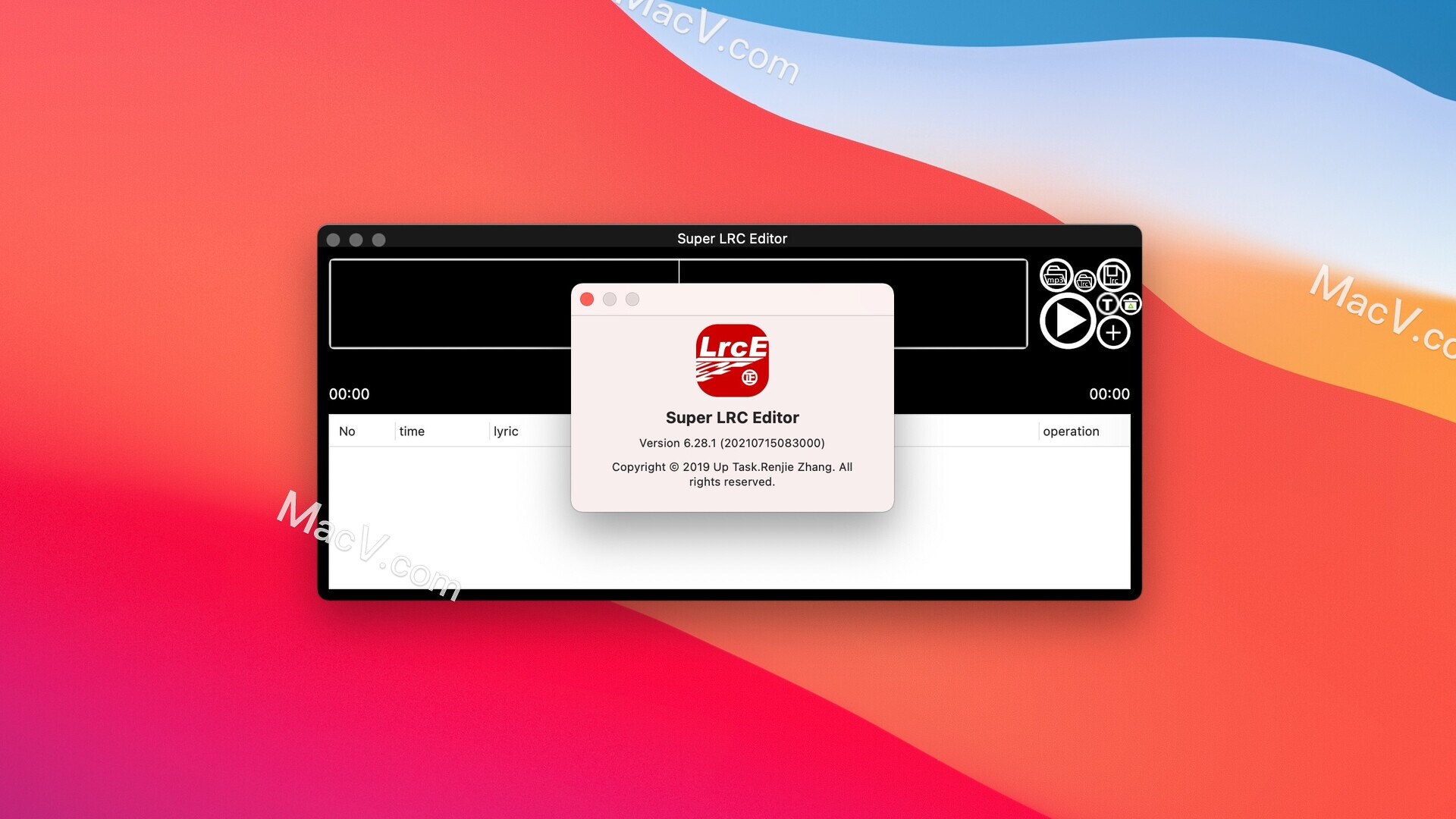 Super LRC Editor激活版-Super LRC Editor for Mac(歌词编辑工具) 下载
