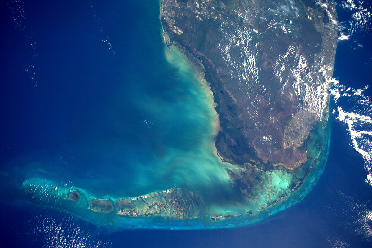 佛罗里达州世界从太空