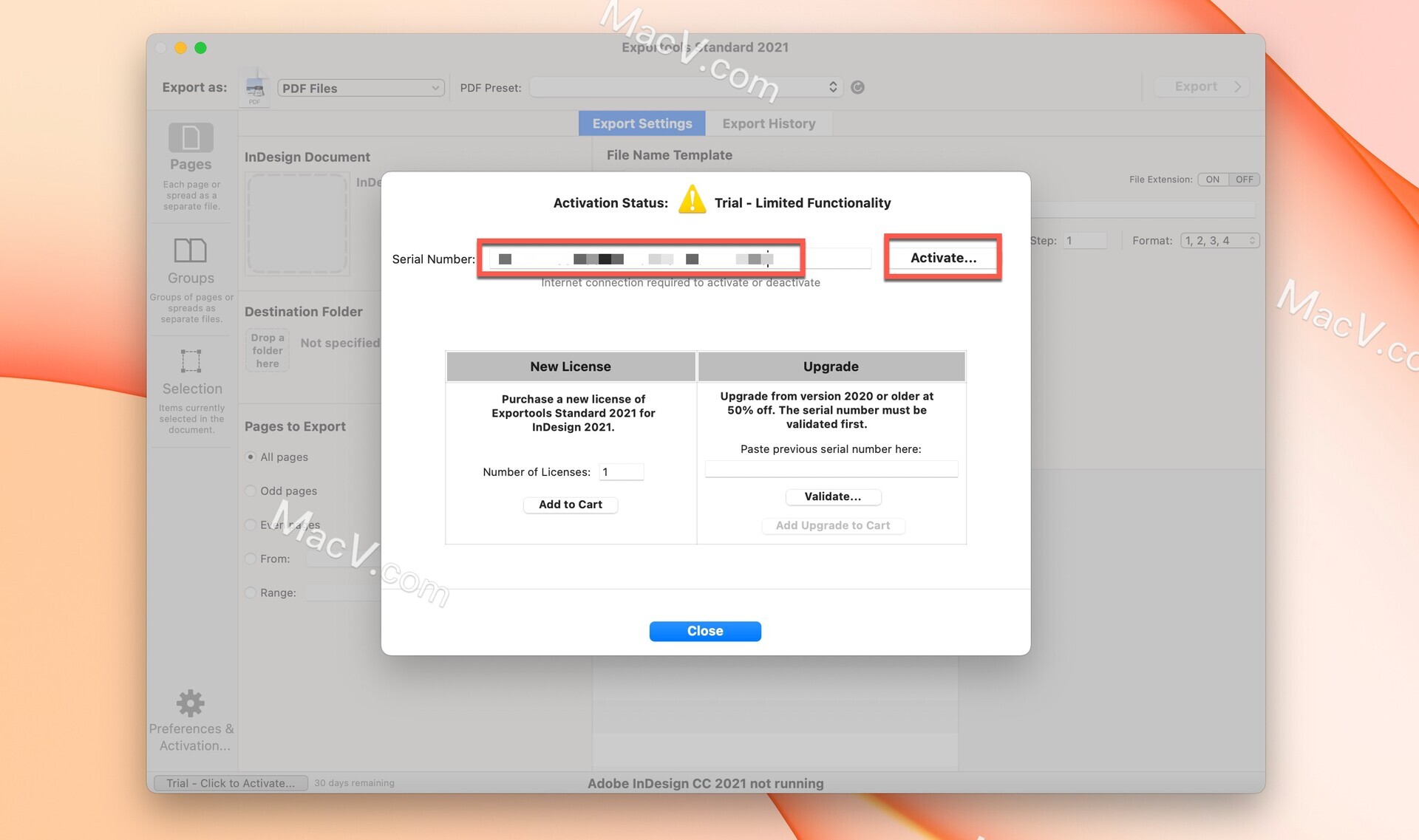 Exportools Standard 2021 Mac破解版-Exportools Standard 2021 for InDesign Mac版(InDesign文档导出工具) 下载