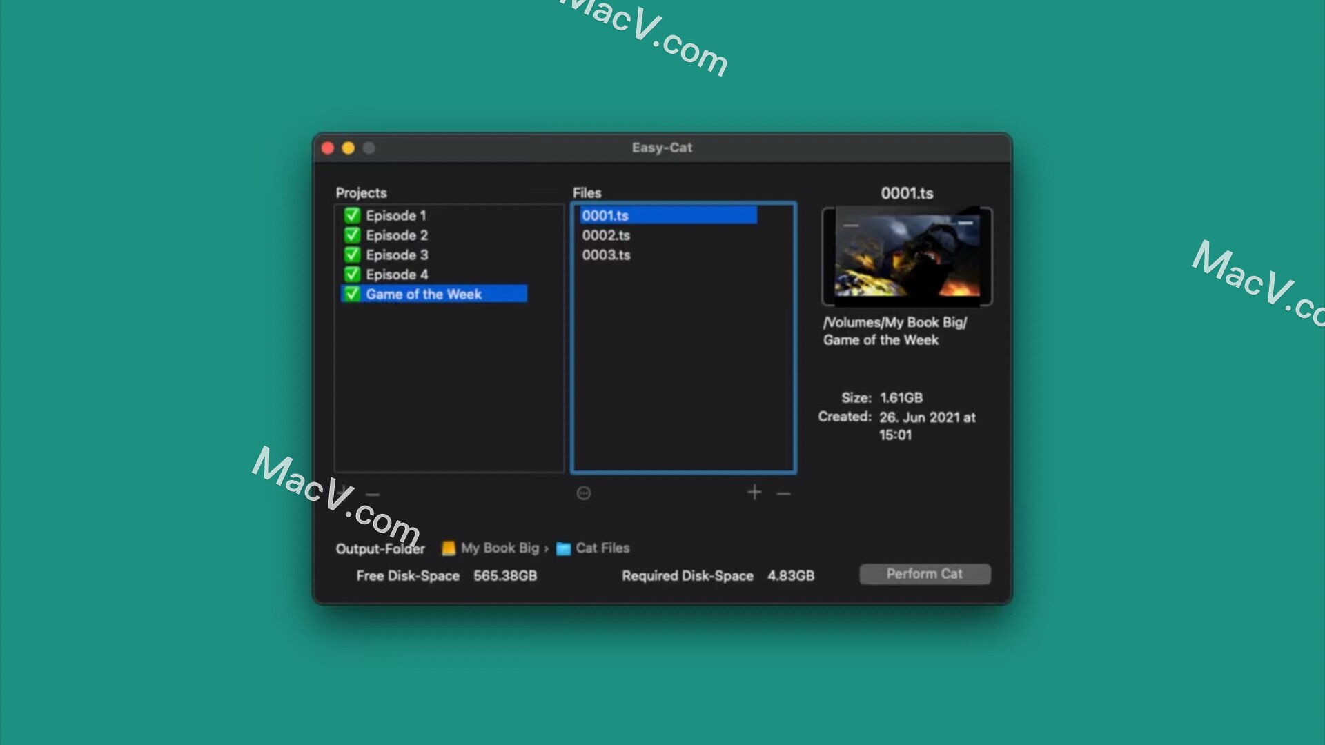 Easy-Cat破解版-Easy-Cat for Mac(文件处理工具)下载