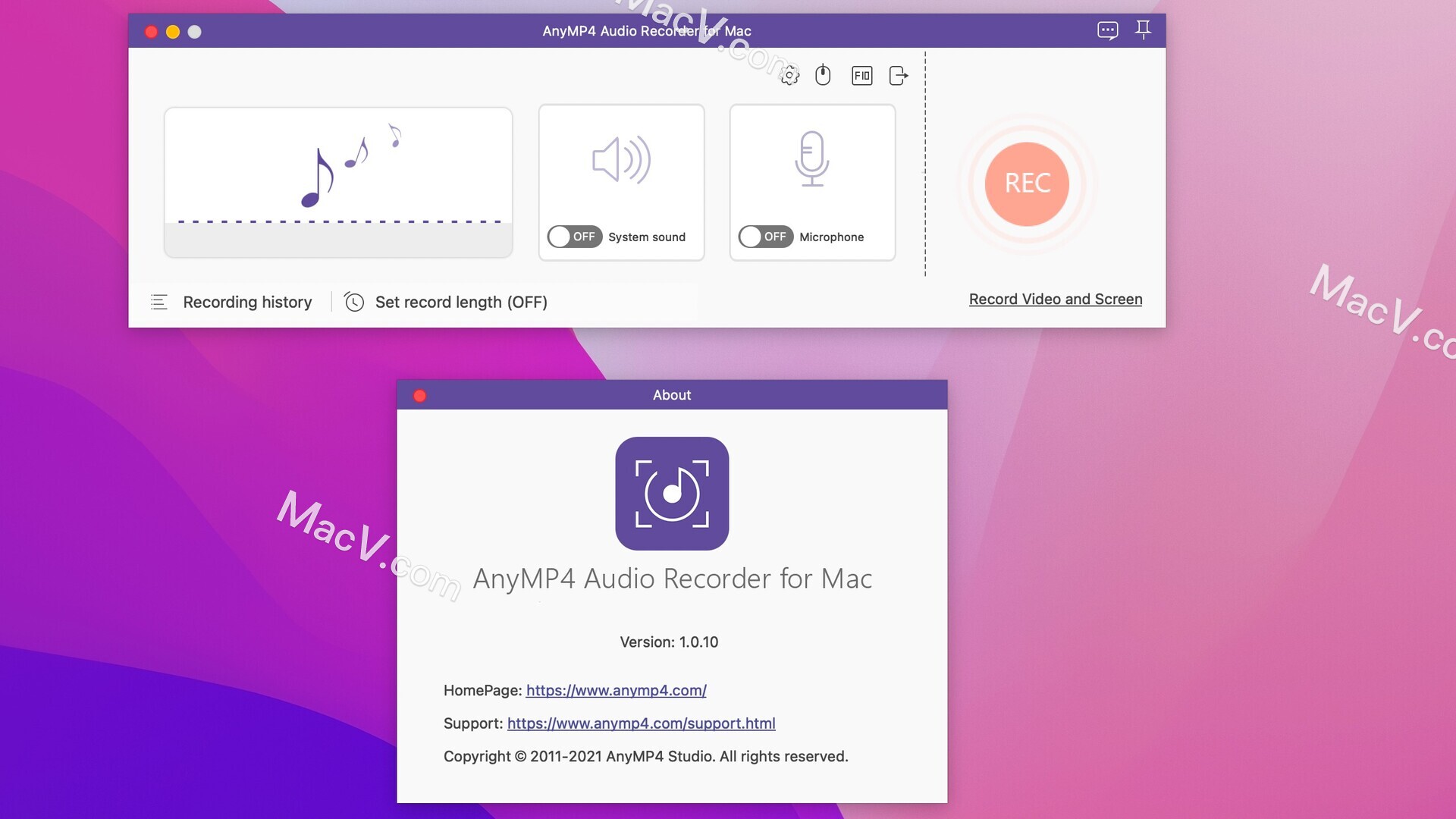 AnyMP4 Audio Recorder下载-AnyMP4 Audio Recorder for Mac(专业音频录制工具)