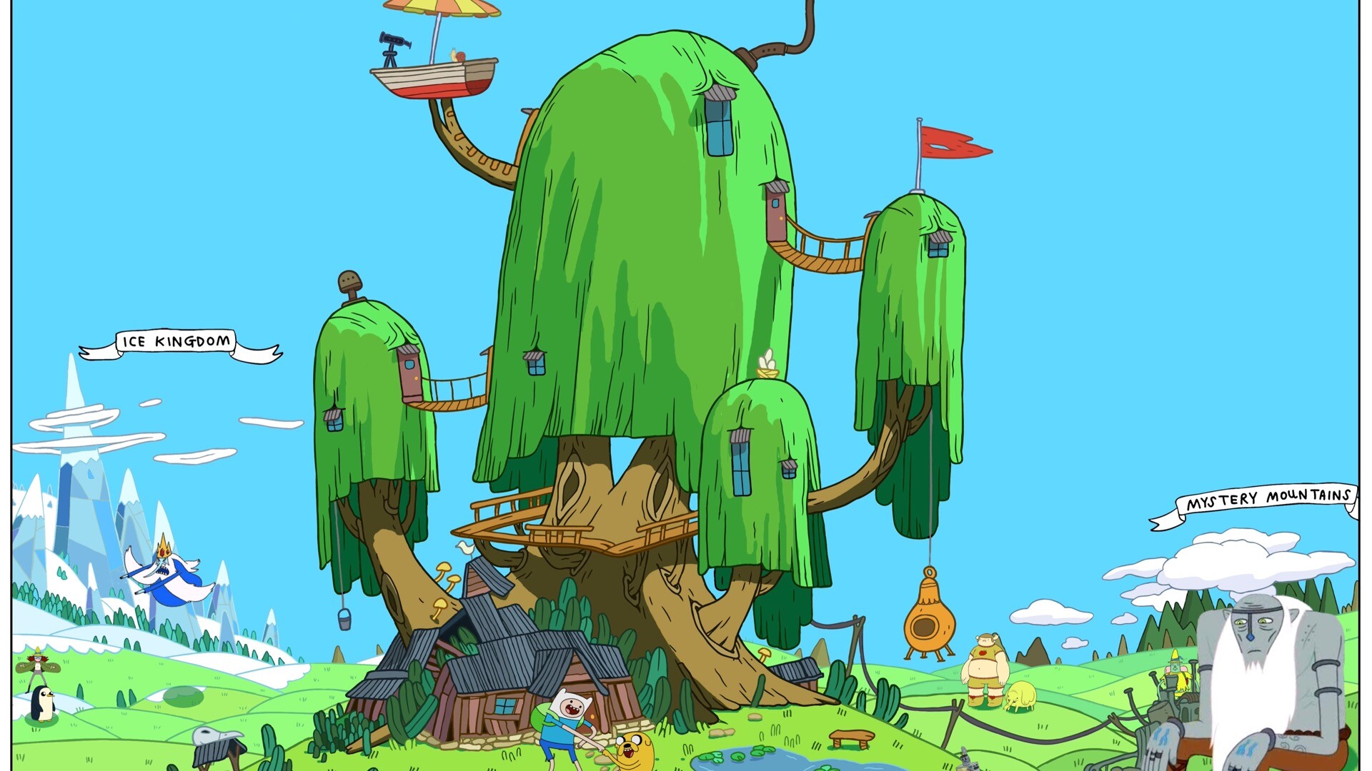 Adventure Time 探险时光高清全屏壁纸