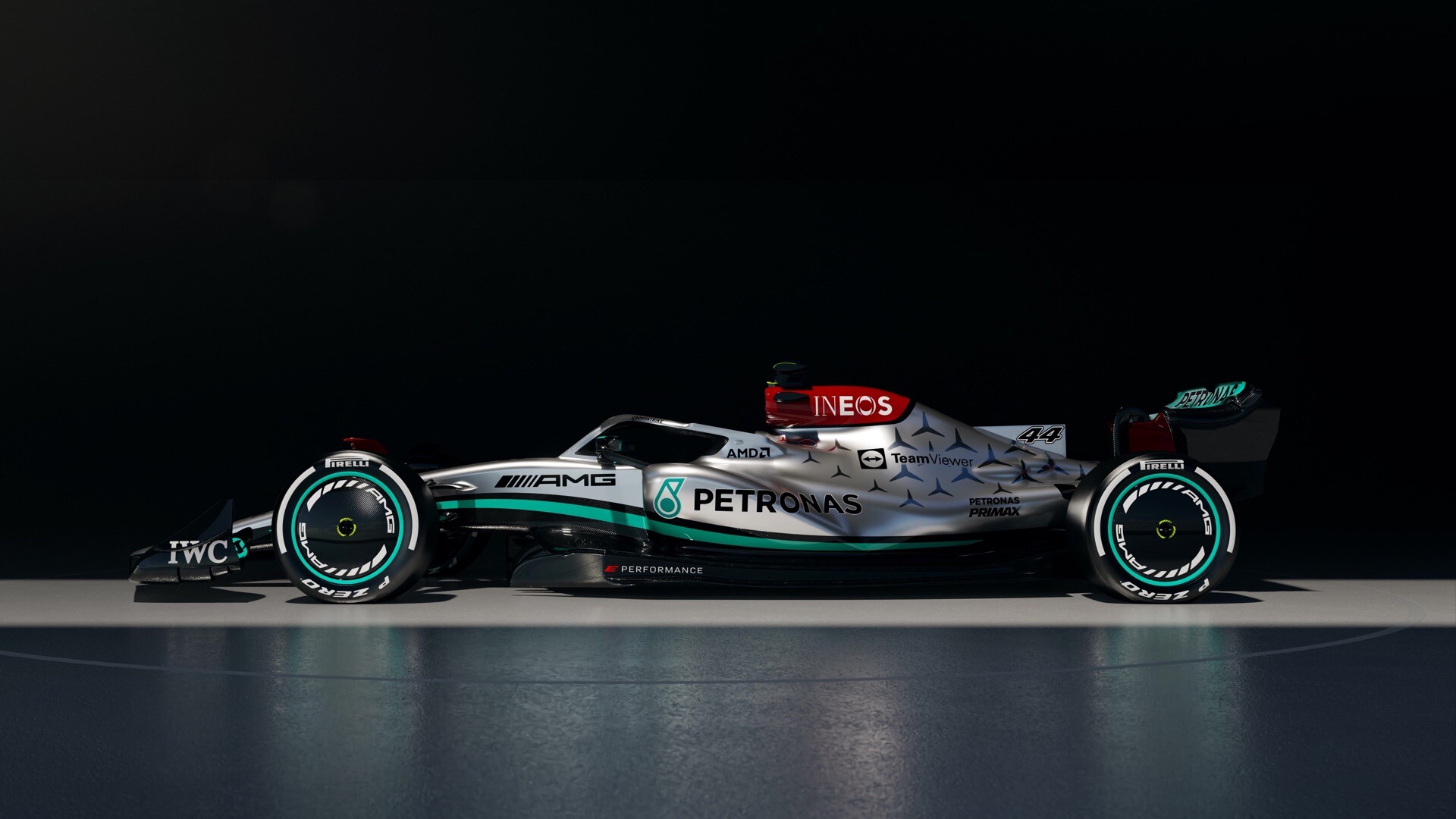 2022新款F1 Mercedes梅赛德斯高清壁纸