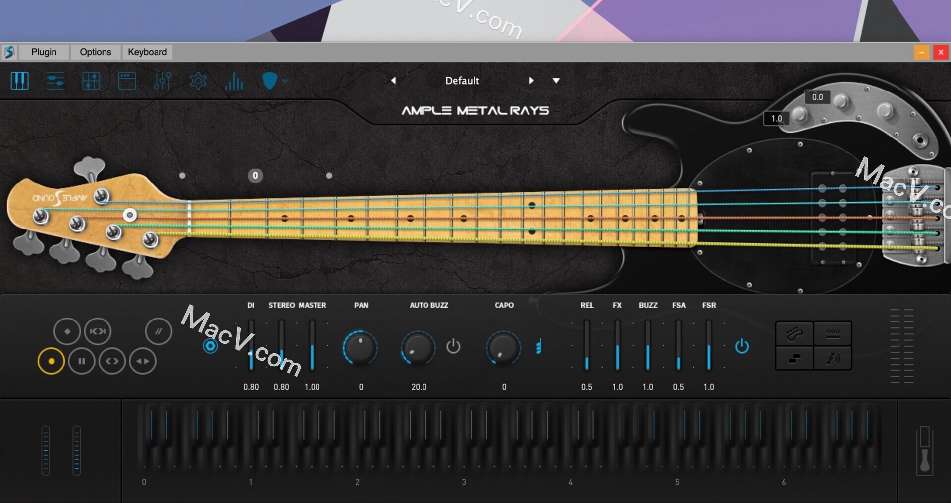 Ample Metal Ray5下载-Ample Sound Ample Bass Metal Ray5 for mac(Ray5低弦电吉他音源)