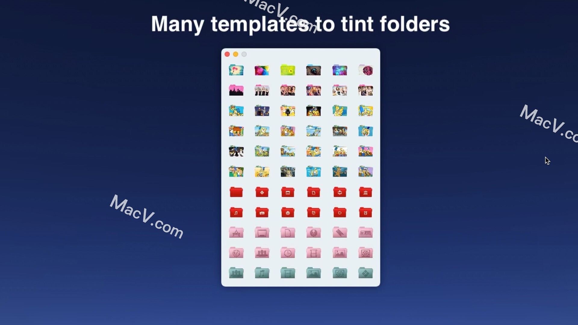 Color Folder Mac破解版-Color Folder for Mac(文件夹设计工具)下载