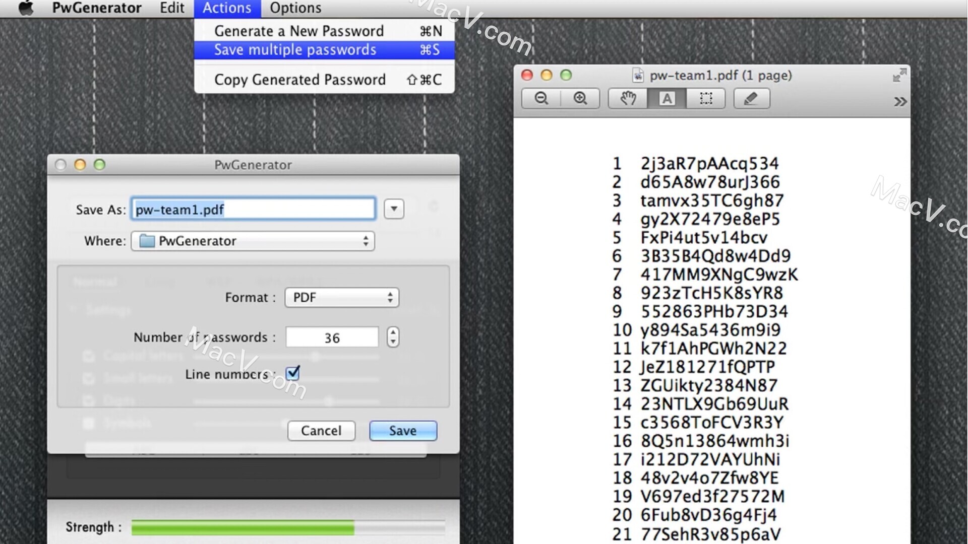 PwGenerator破解版-PwGenerator for Mac(mac密码生成工具)下载