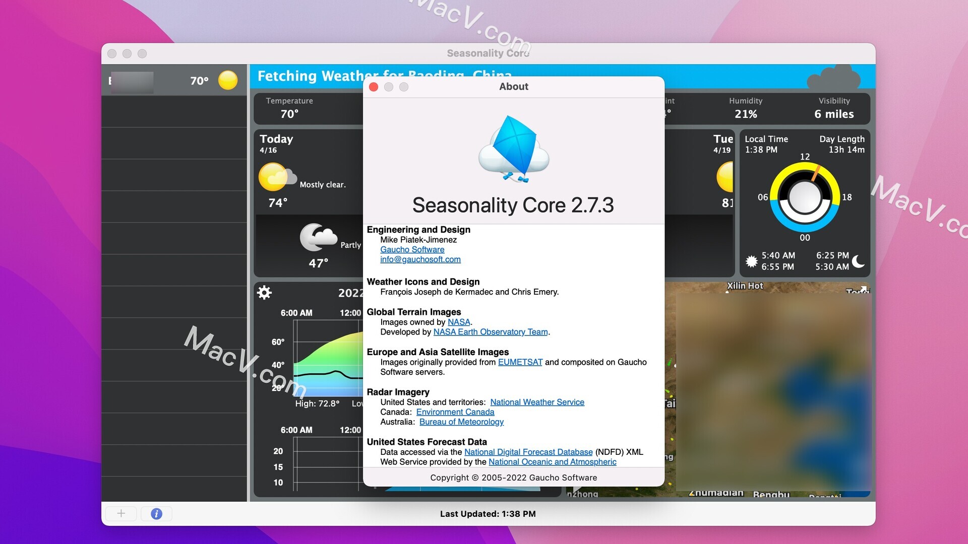 Seasonality Core mac破解版-Seasonality Core for mac(世界天气预报软件)下载