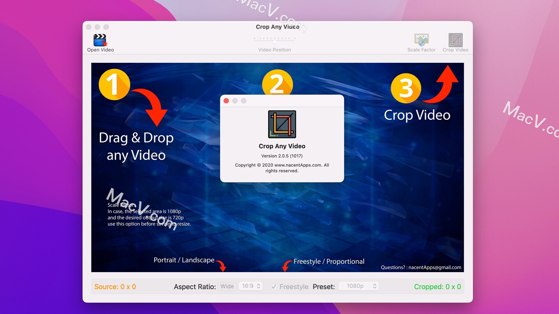 Crop Any Video Mac破解版下载-Crop Any Video for Mac(视频剪辑软件) 