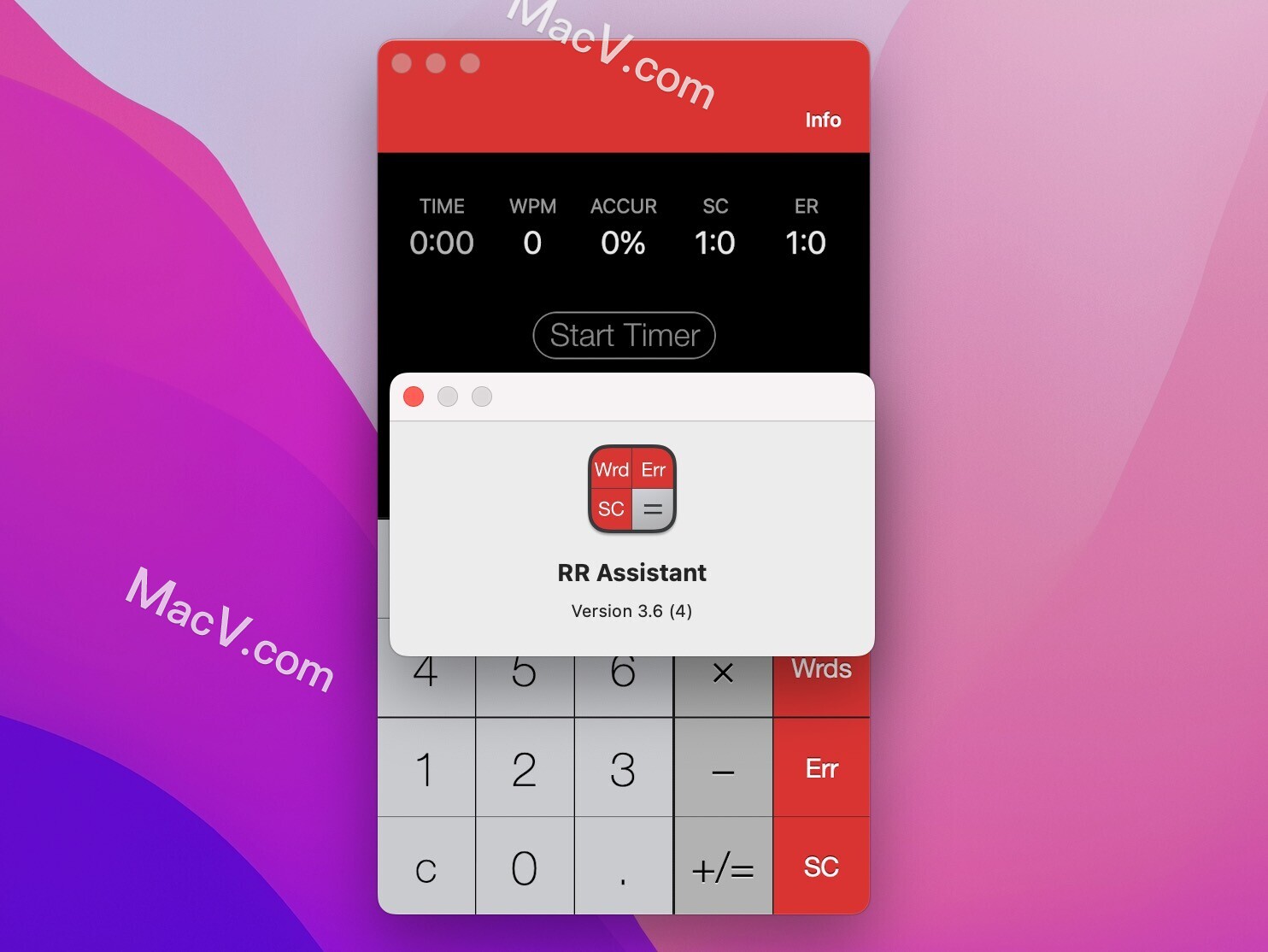 mac计算器-RR Assistant for mac(秒表计算器)下载