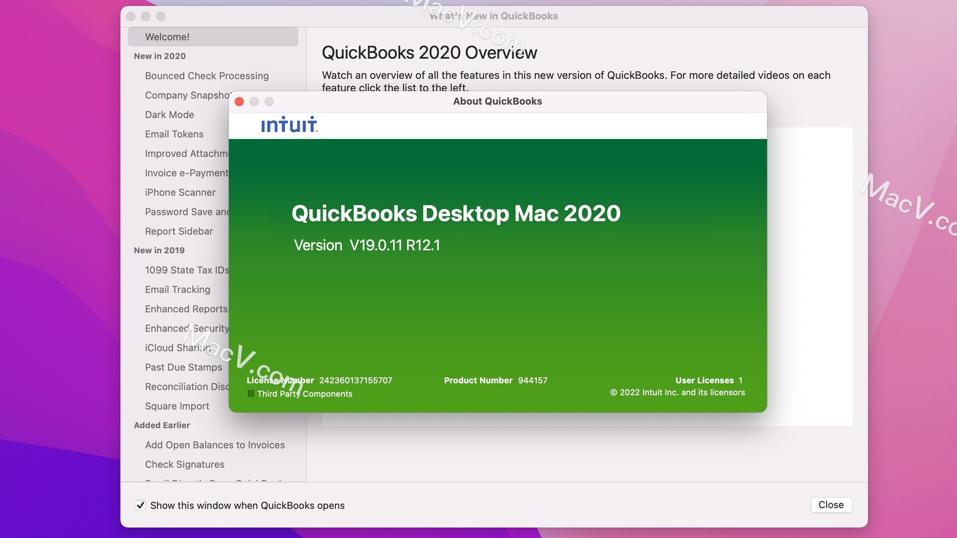 QuickBooks 2020 for Mac破解版-QuickBooks 2020 for Mac(财务管理软件)下载