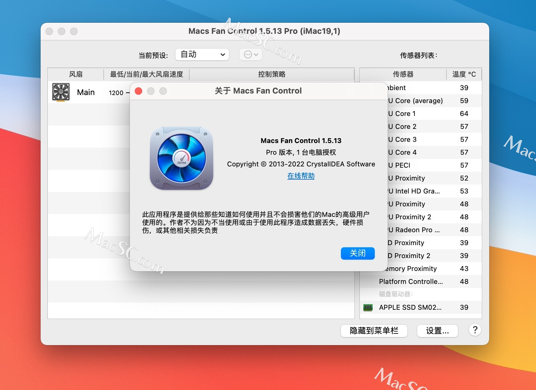 for apple download Macs Fan Control Pro
