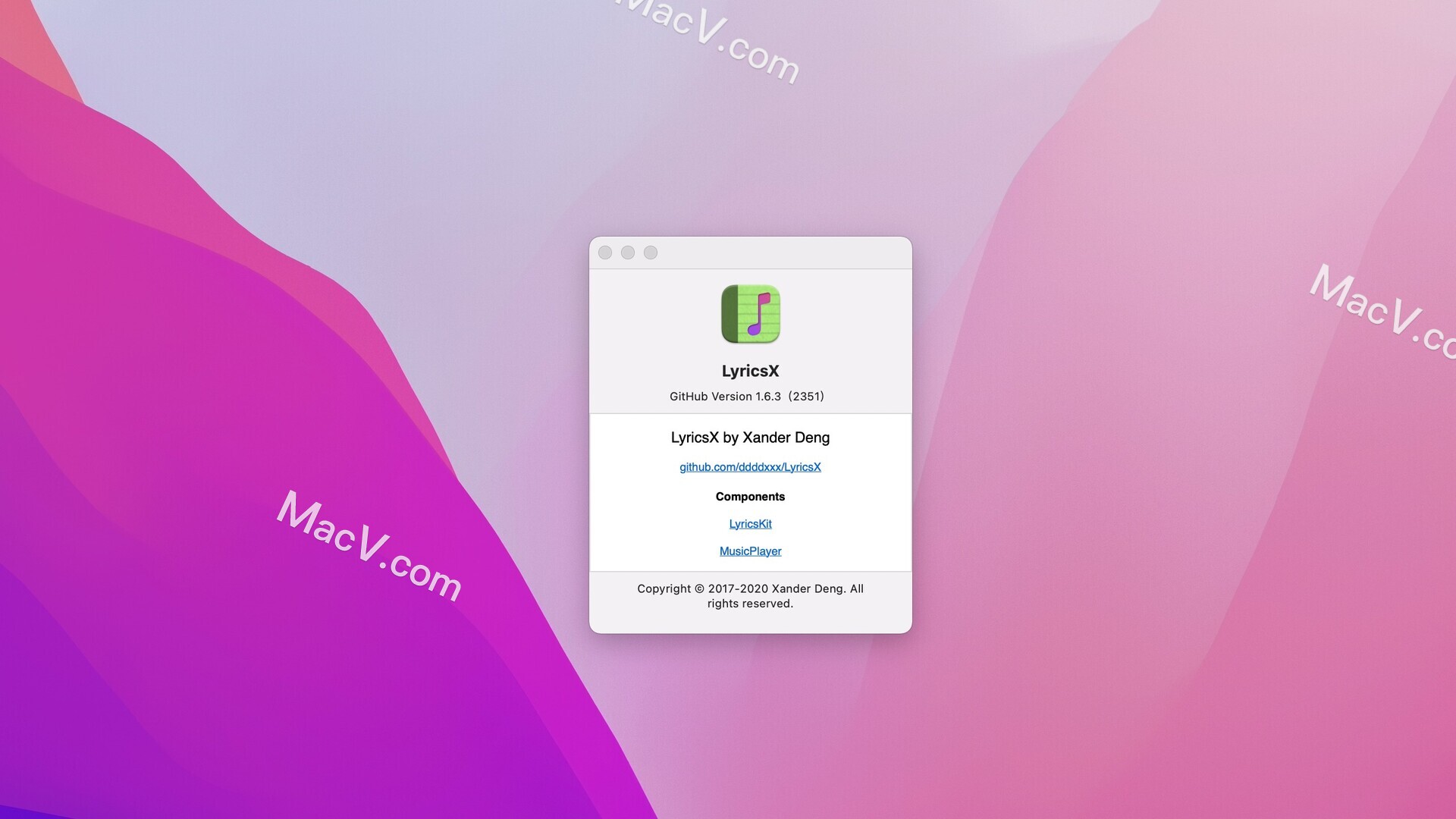 lyricsx下载-LyricsX for Mac(桌面歌词显示器)
