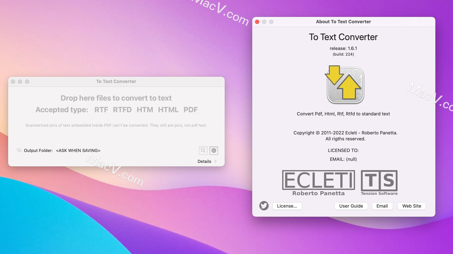 To Text Converter破解版-To Text Converter for mac(苹果文本转换器) 下载