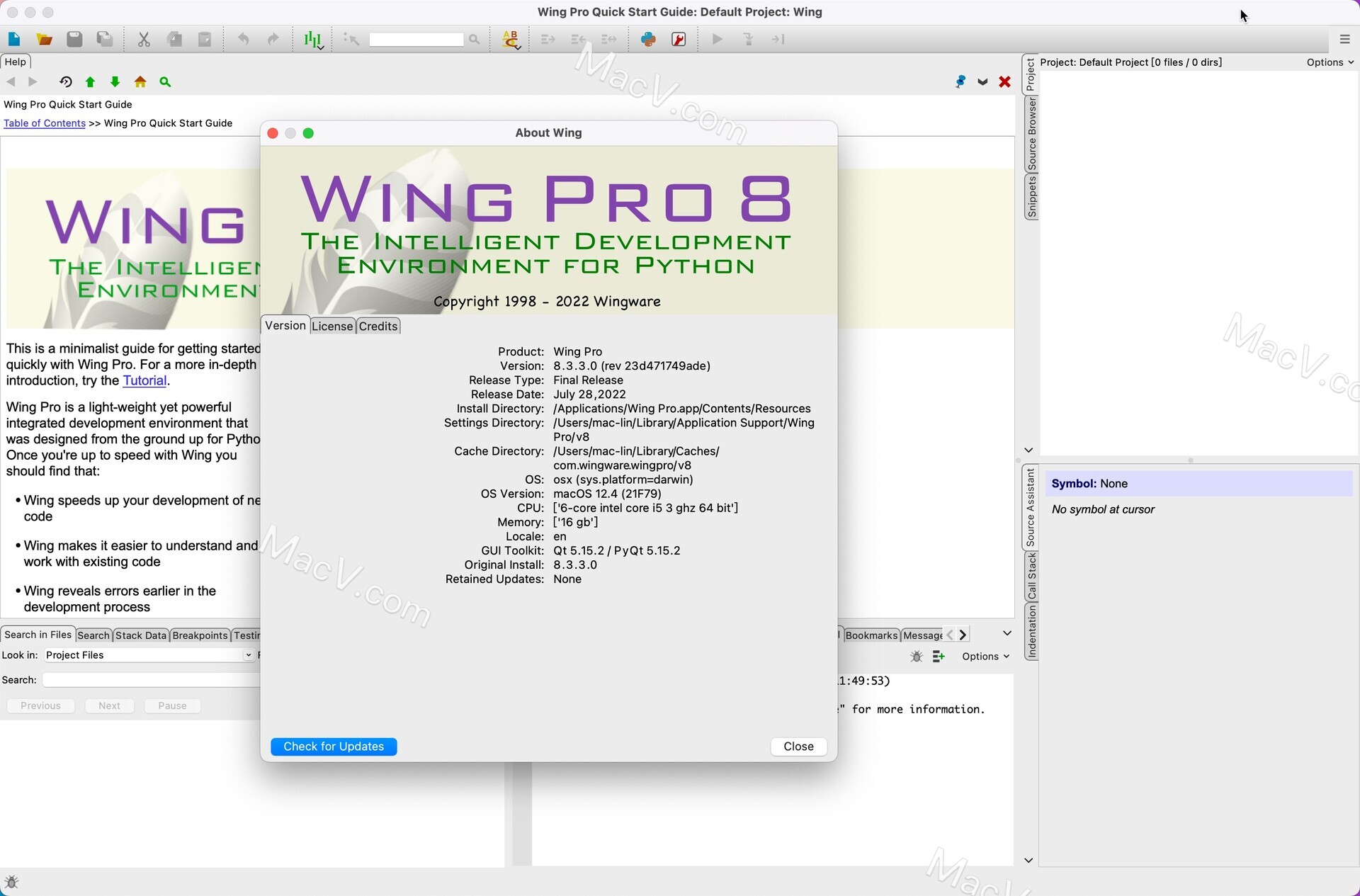 wingpro mac 破解版下载-WingPro 8 for Mac(Python开发工具)