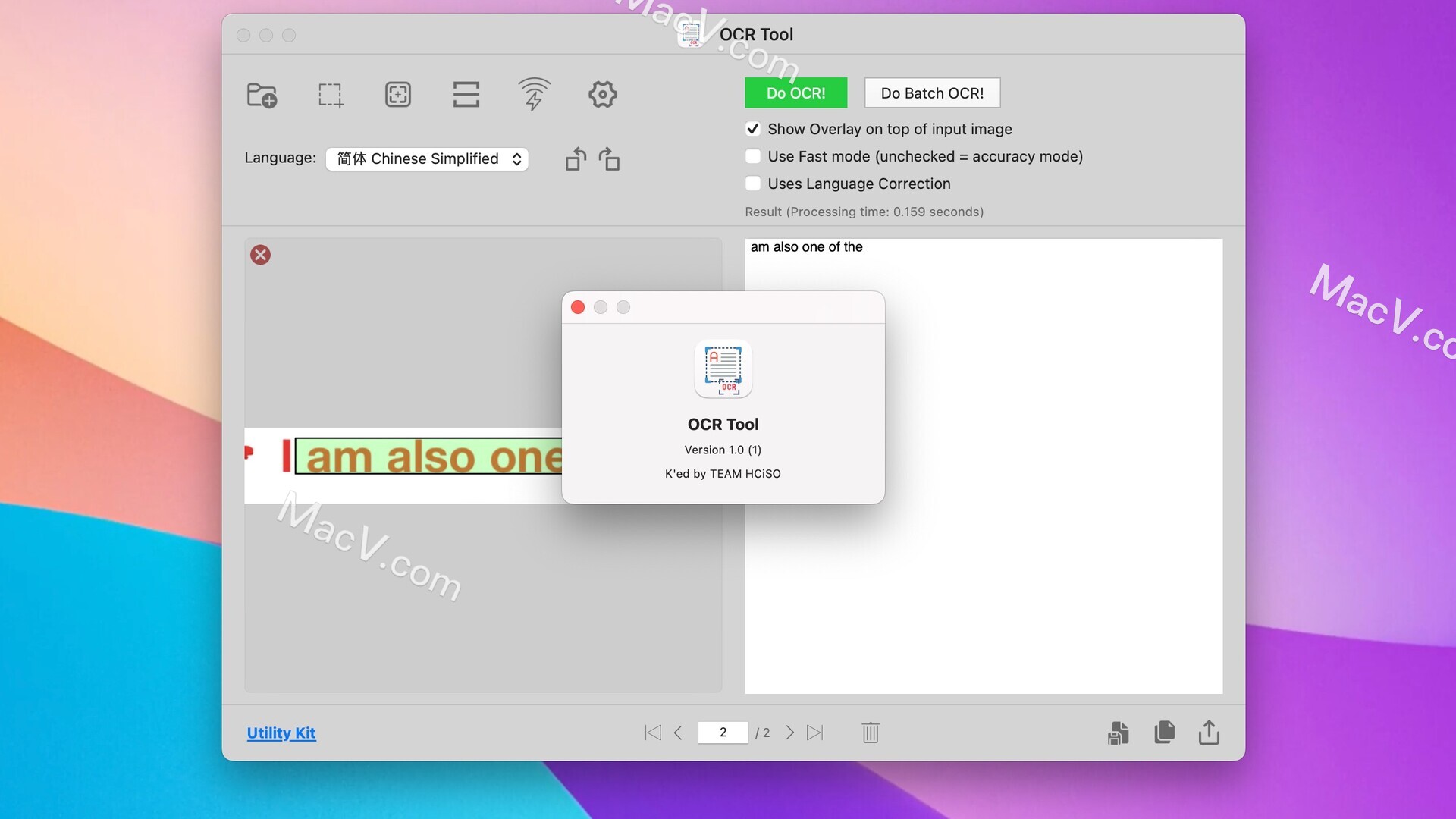 OCR Tool PRO mac破解版-OCR Tool PRO for mac(图片文本OCR识别工具) 下载