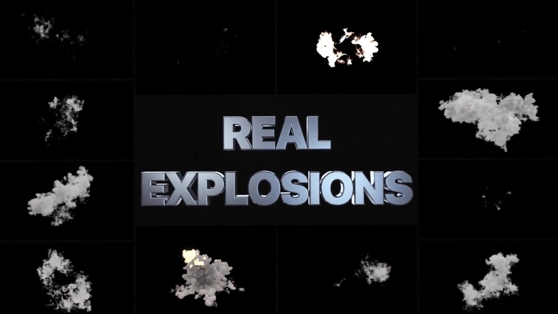 fcpx插件:12个爆炸特效动画模板Real Explosions