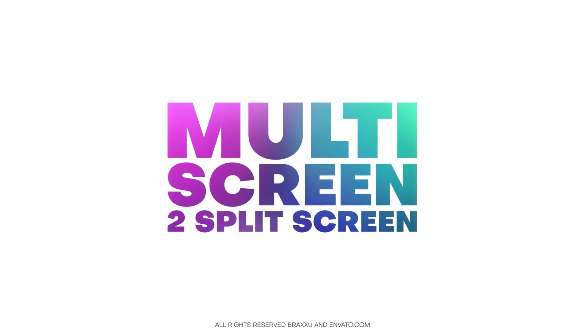 fcpx插件:酷炫广告外观介绍模板Multi Screens Pack