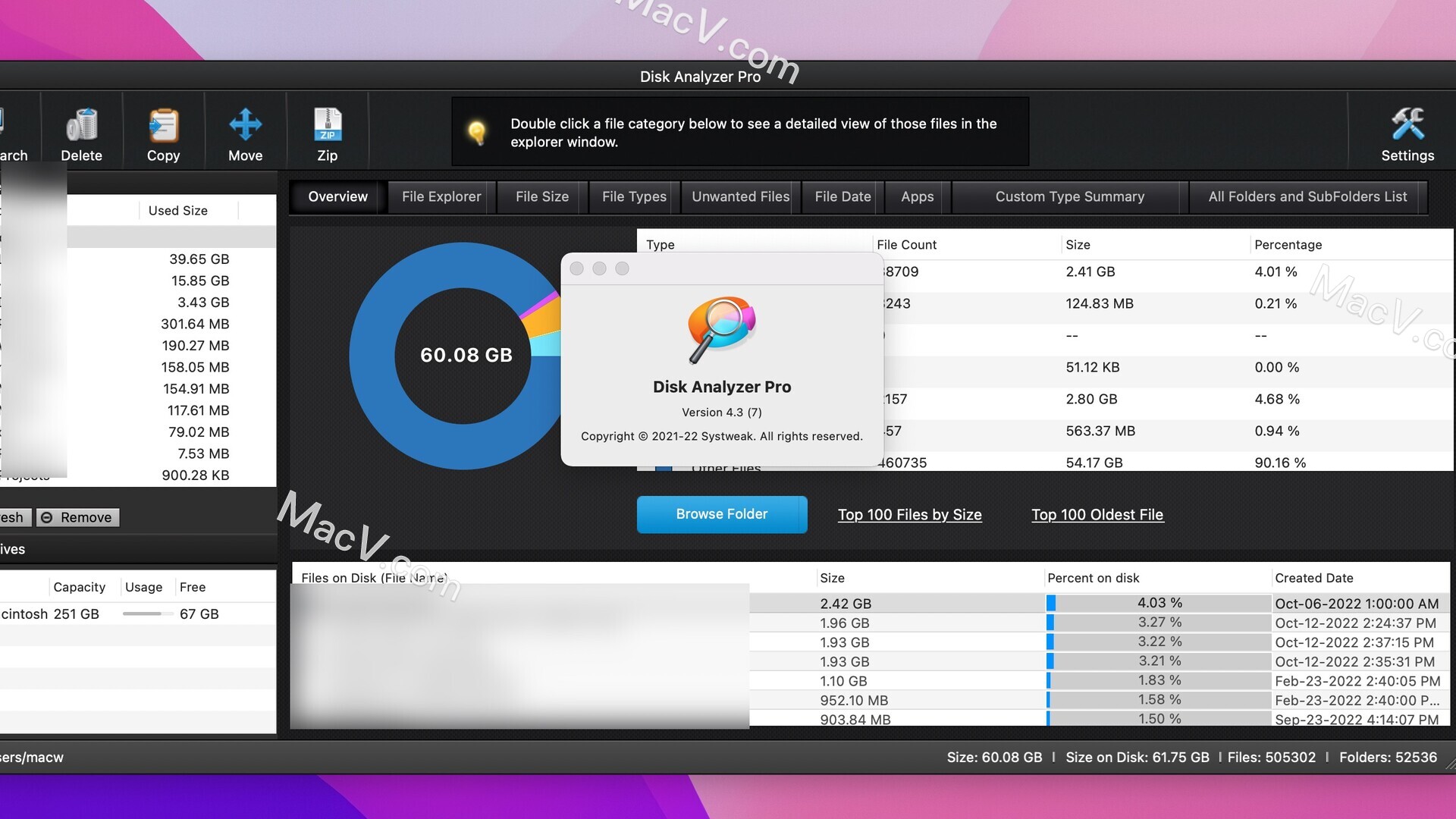 Disk Analyzer Pro Mac下载-Disk Analyzer Pro for Mac(磁盘分析清理软件)