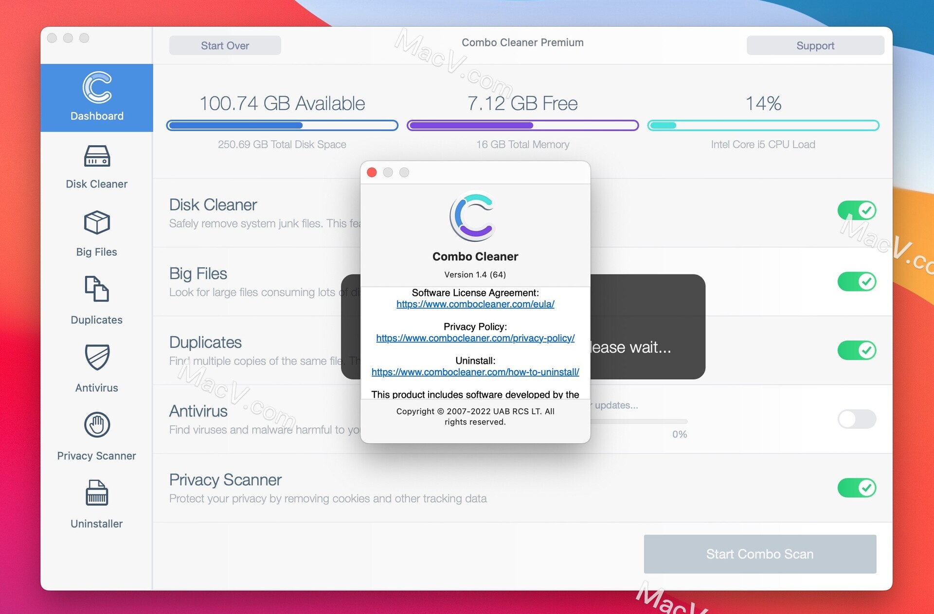 Combo Cleaner Mac破解版下载-Combo Cleaner for Mac(Mac系统清理和反病毒软件)