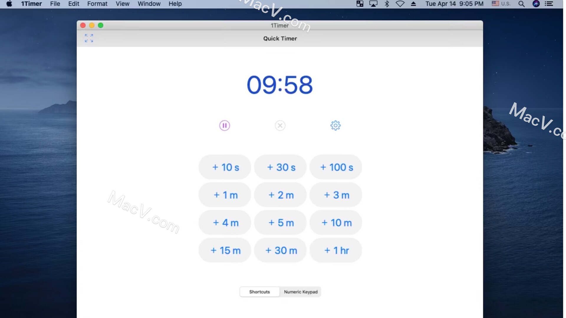 1Timer下载-1Timer Voice Timer for Mac(带语音提醒的快捷定时器) 