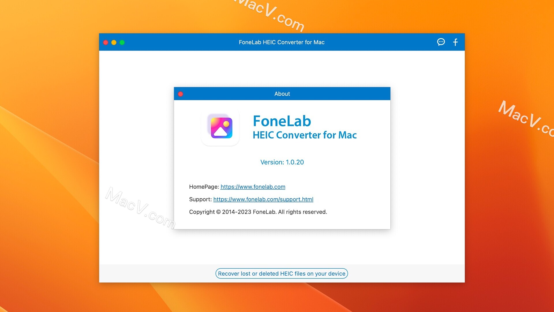 FoneLab HEIC Converter 破解版下载-FoneLab HEIC Converter for Mac(HEIC图片转换器)