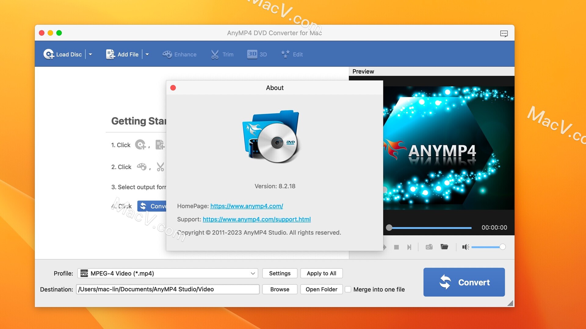 AnyMP4 DVD Converter mac破解版-AnyMP4 DVD Converter for Mac(视频/DVD转换器) 下载