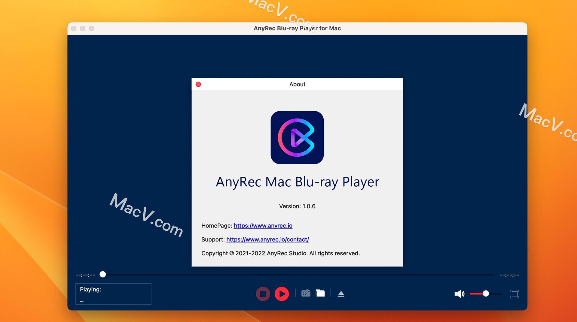 苹果软件：媒体播放器-AnyRec Blu-ray Player for mac(蓝光多媒体播放器) 下载