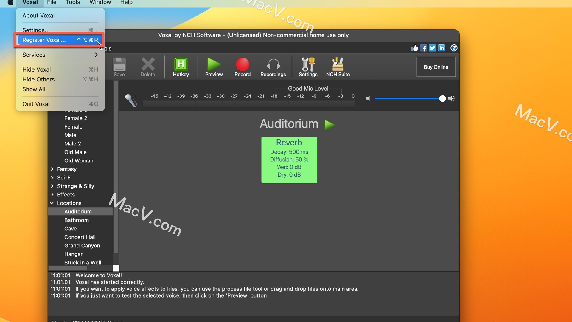 Voxal Plus Mac激活版下载-NCH Software Voxal Plus for mac(实时变声器) 