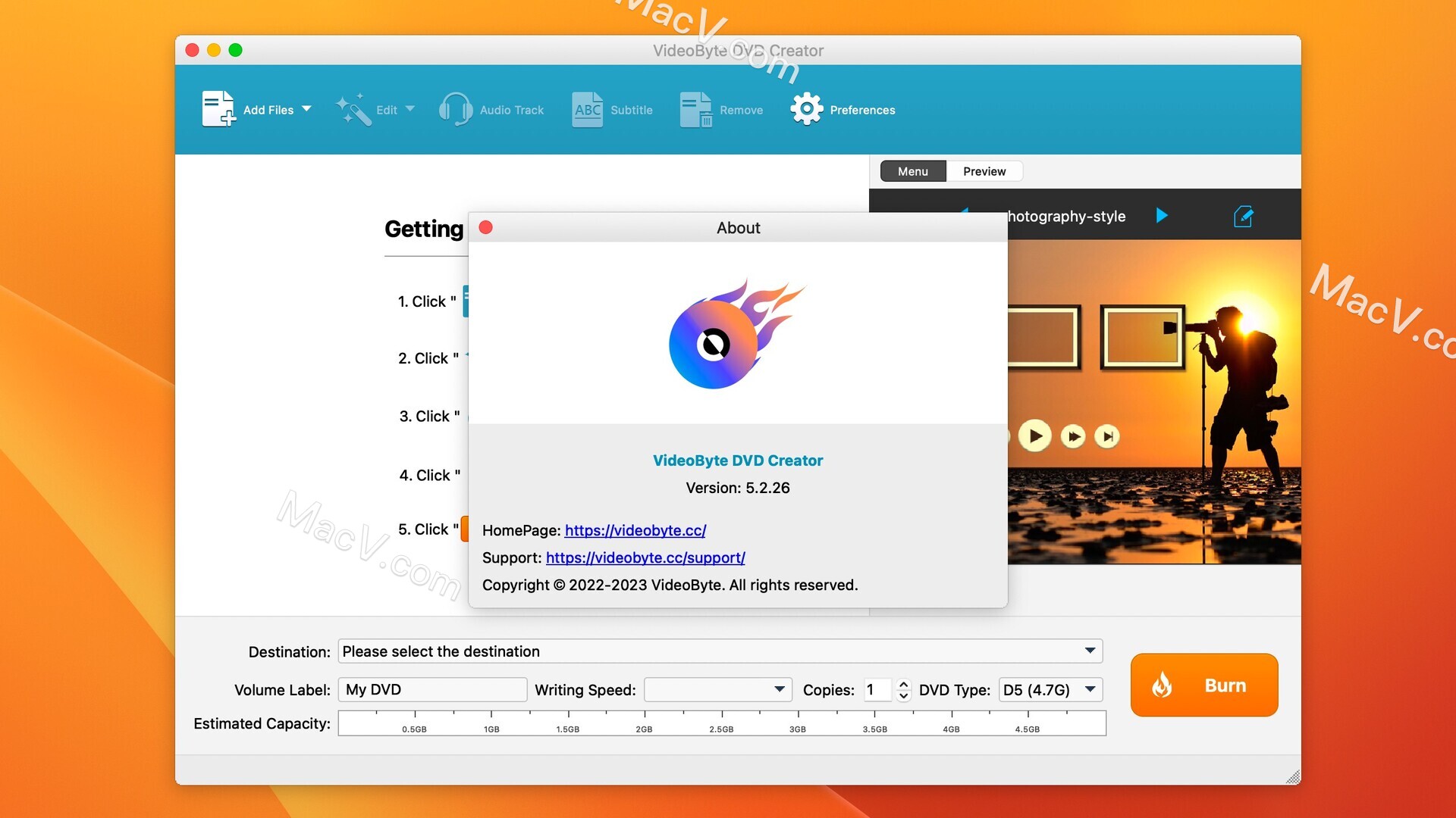 VideoByte DVD Creator 激活版下载-VideoByte DVD Creator for Mac(蓝光光盘刻录软件)