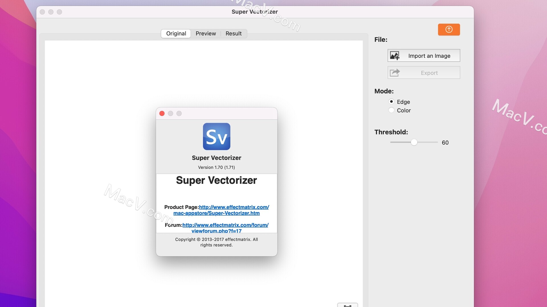 位图转矢量图Super Vectorizer-Super Vectorizer for Mac(位图矢量快速转换工具)下载