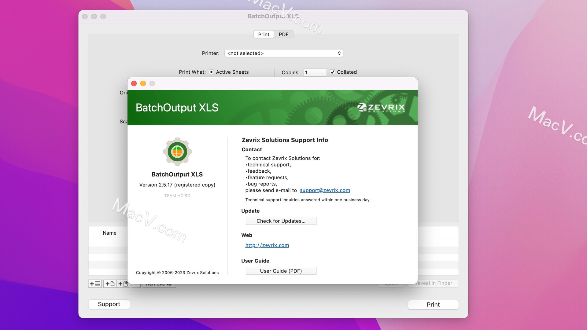 BatchOutput XLS Mac破解版-BatchOutput XLS for Mac(打印和PDF生成工具) 下载