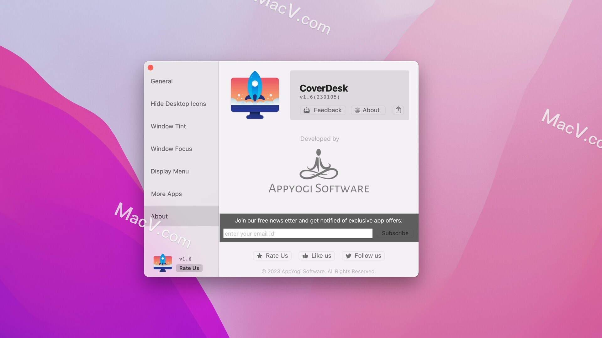 CoverDesk mac破解版下载-CoverDesk for Mac(桌面图标隐藏软件)