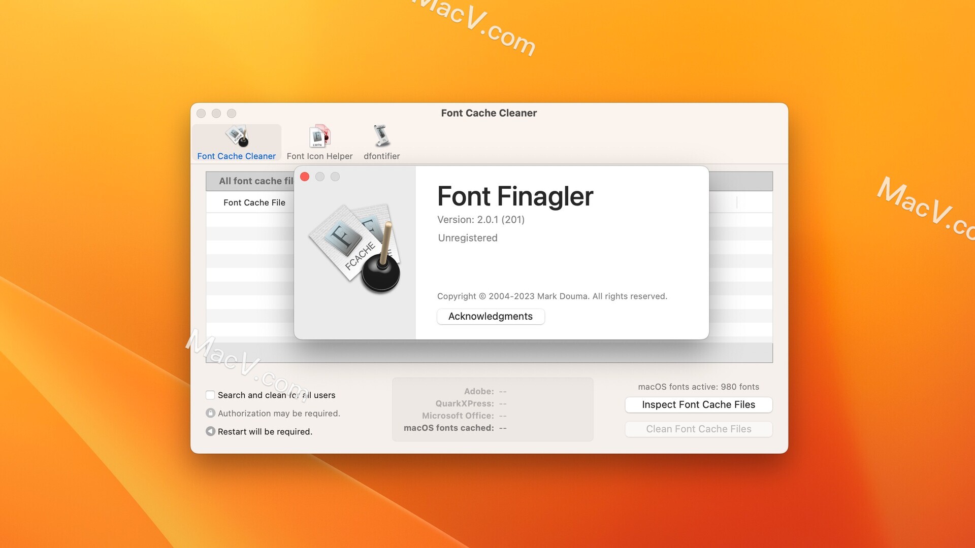 Font Finagler Mac版下载-Font Finagler for Mac(字体管理工具) 