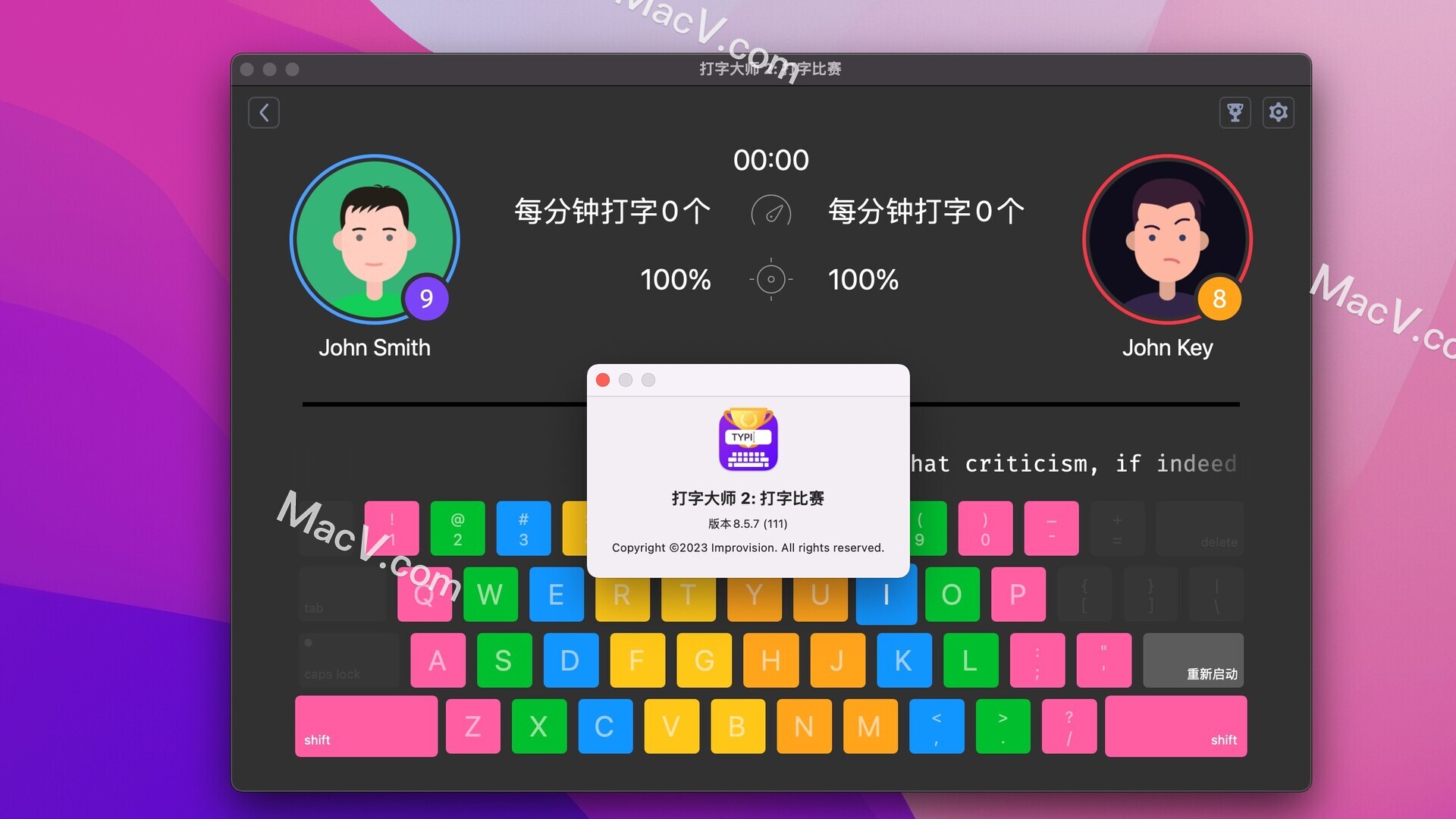 Master of Typing 2破解版下载-Master of Typing 2 for mac(打字训练软件) 