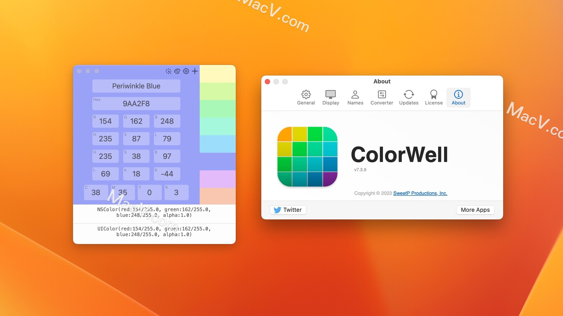 ColorWell mac破解版-ColorWell for mac(网页颜色代码提取工具)下载