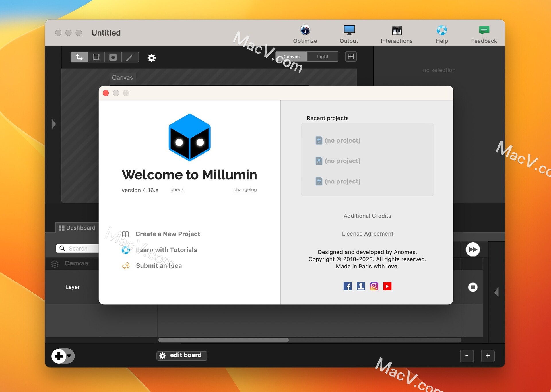 Millumin 4 instal the last version for mac