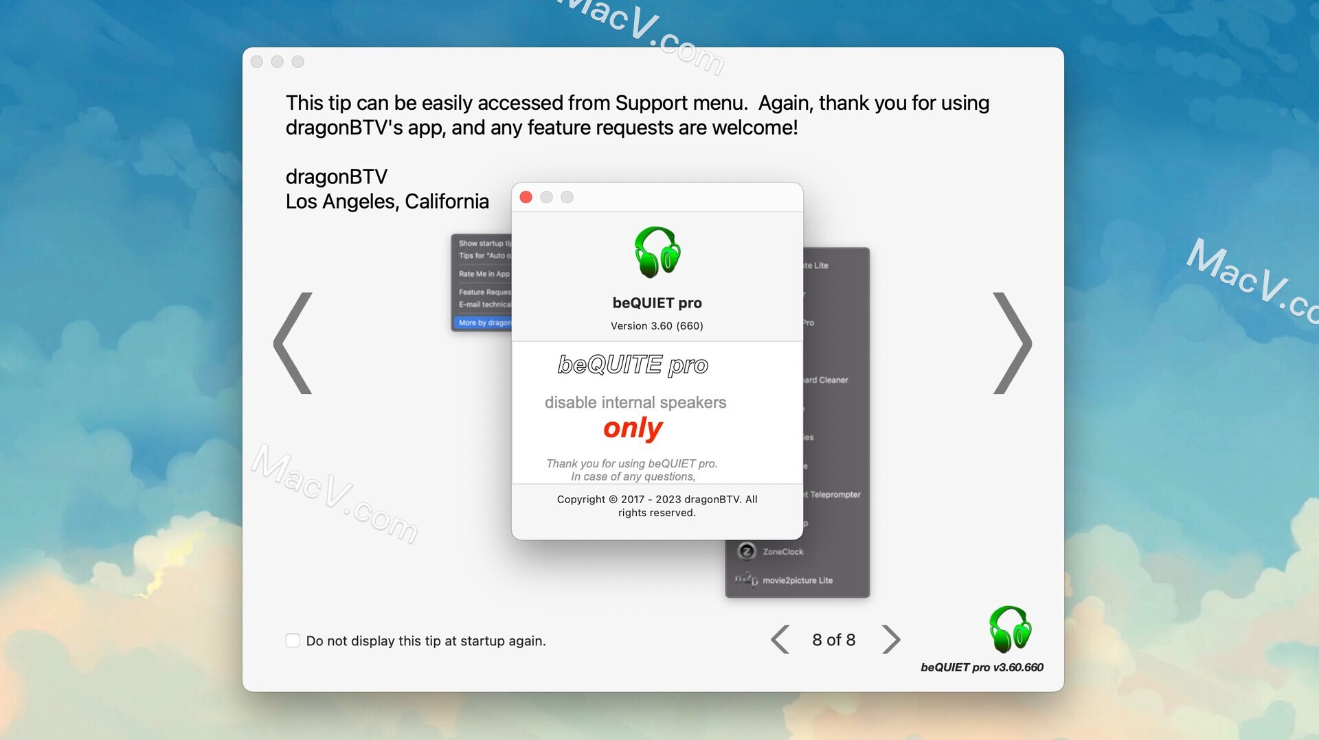 beQUIET Pro破解版-beQUIET Pro for Mac(内置扬声器静音软件专业版) 下载