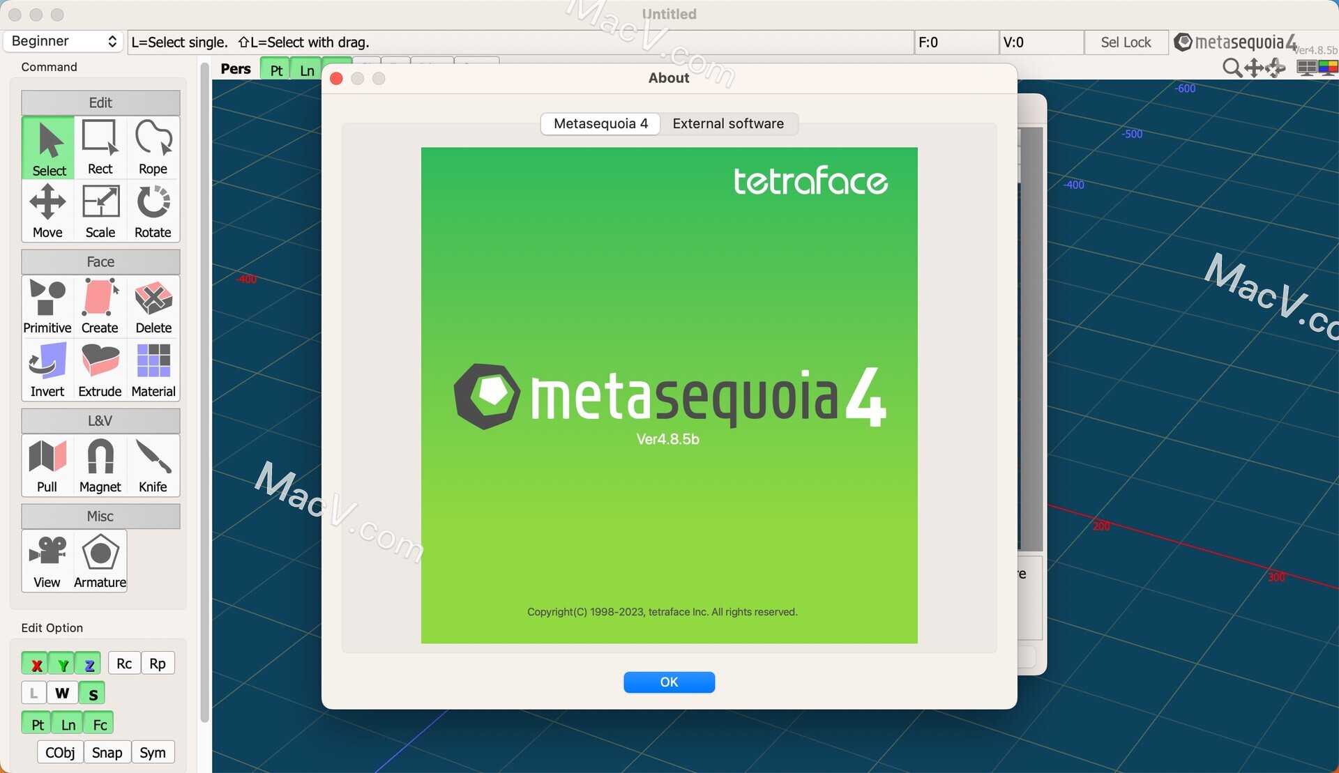 download the last version for apple Metasequoia 4.8.6