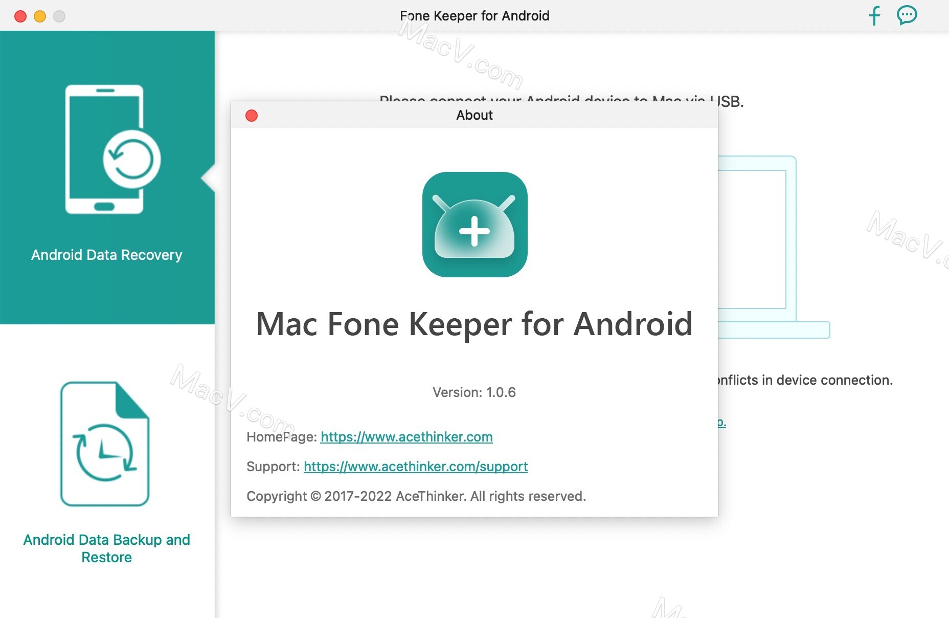 好用的数据恢复软件-AceThinker Fone Keeper for Android for mac(安卓数据恢复) 下载