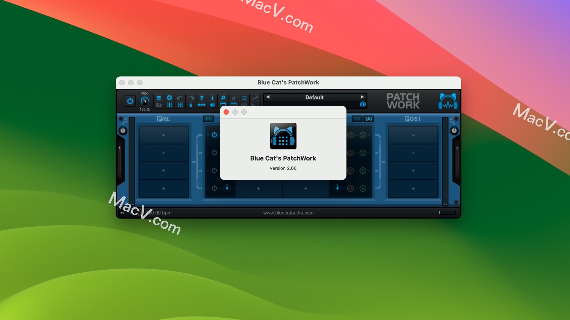 蓝猫桥接插件PatchWork mac破解版-Blue Cat Audio Blue Cat PatchWork mac(蓝猫桥接插件)下载