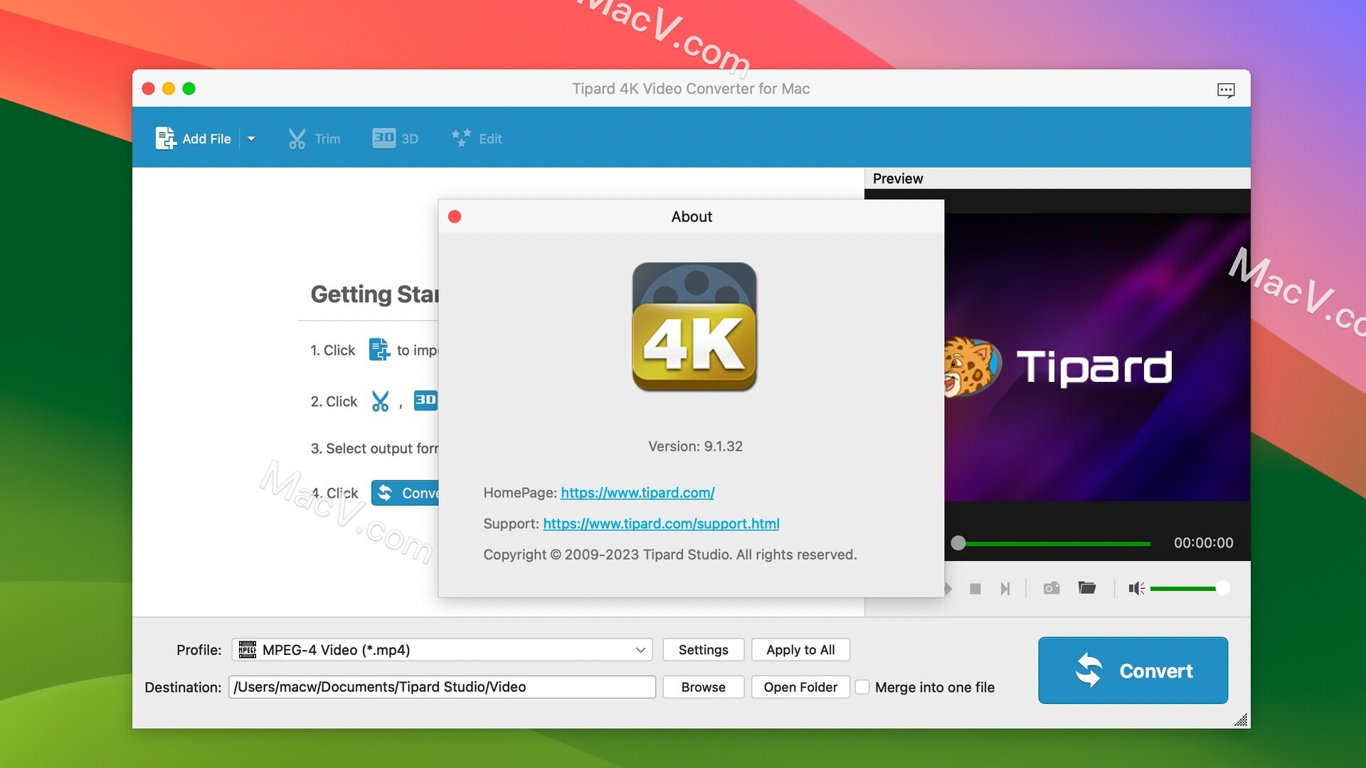 Tipard 4K Video Converter Mac版下载-Tipard 4K Video Converter for Mac(4K视频转换器) 