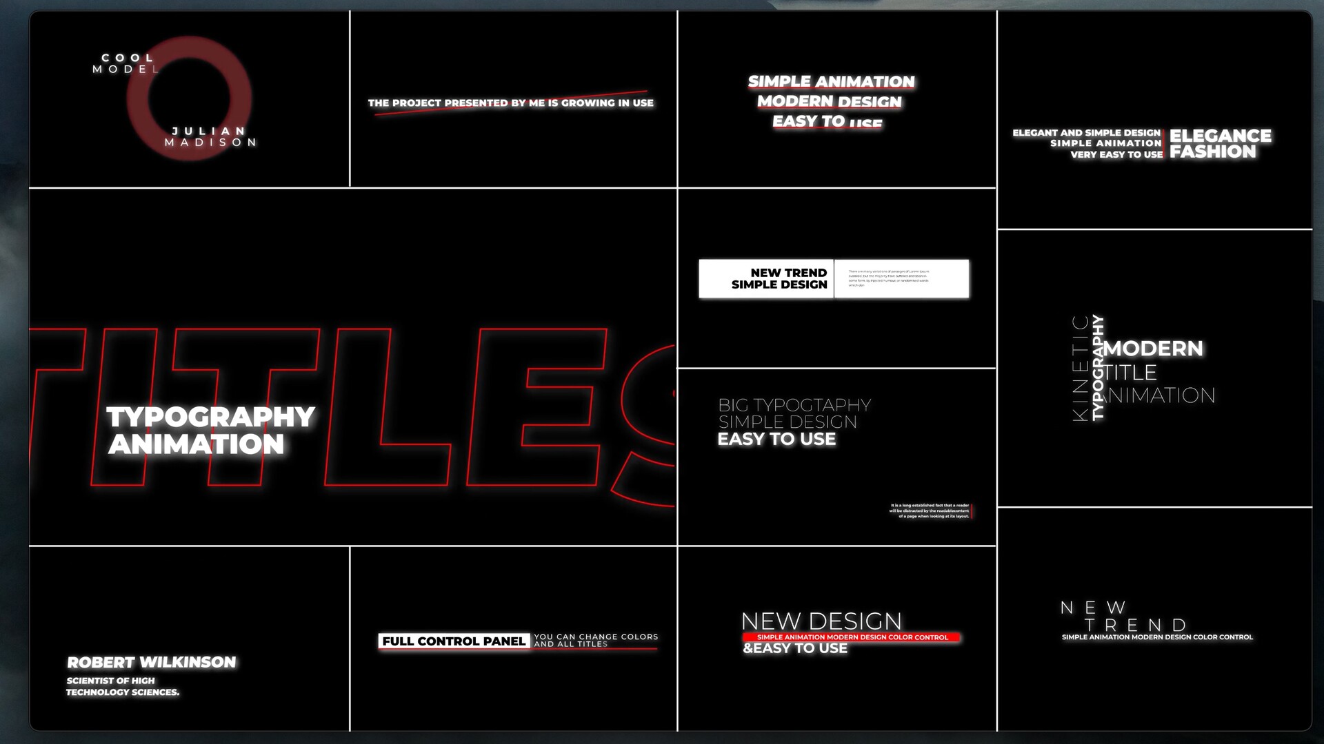 fcpx标题Simple Typography 2(简单排版标题文本动画)