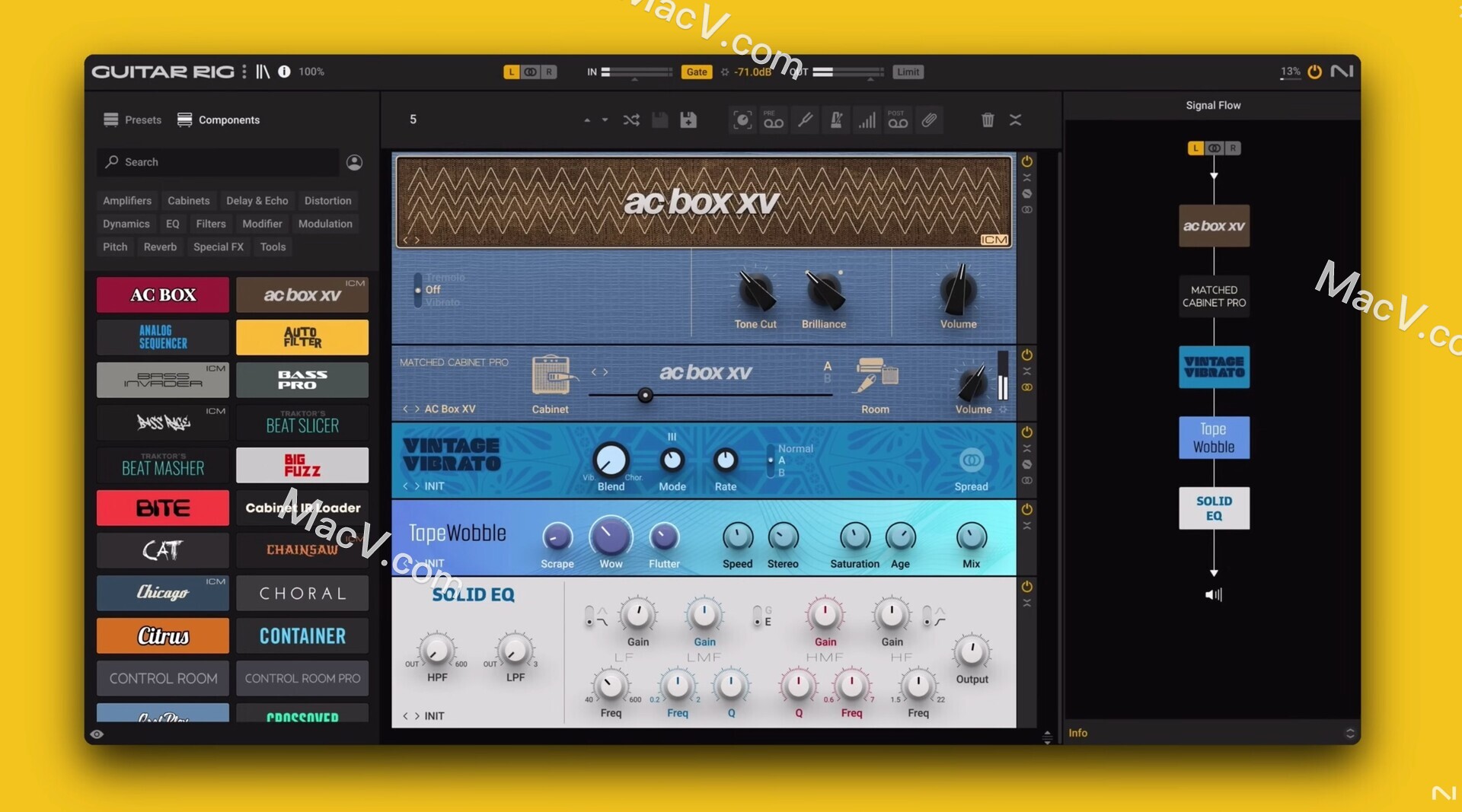  Guitar Rig 7 Pro Mac破解版-Native Instruments Guitar Rig 7 Pro for Mac(吉他贝斯效果器)下载