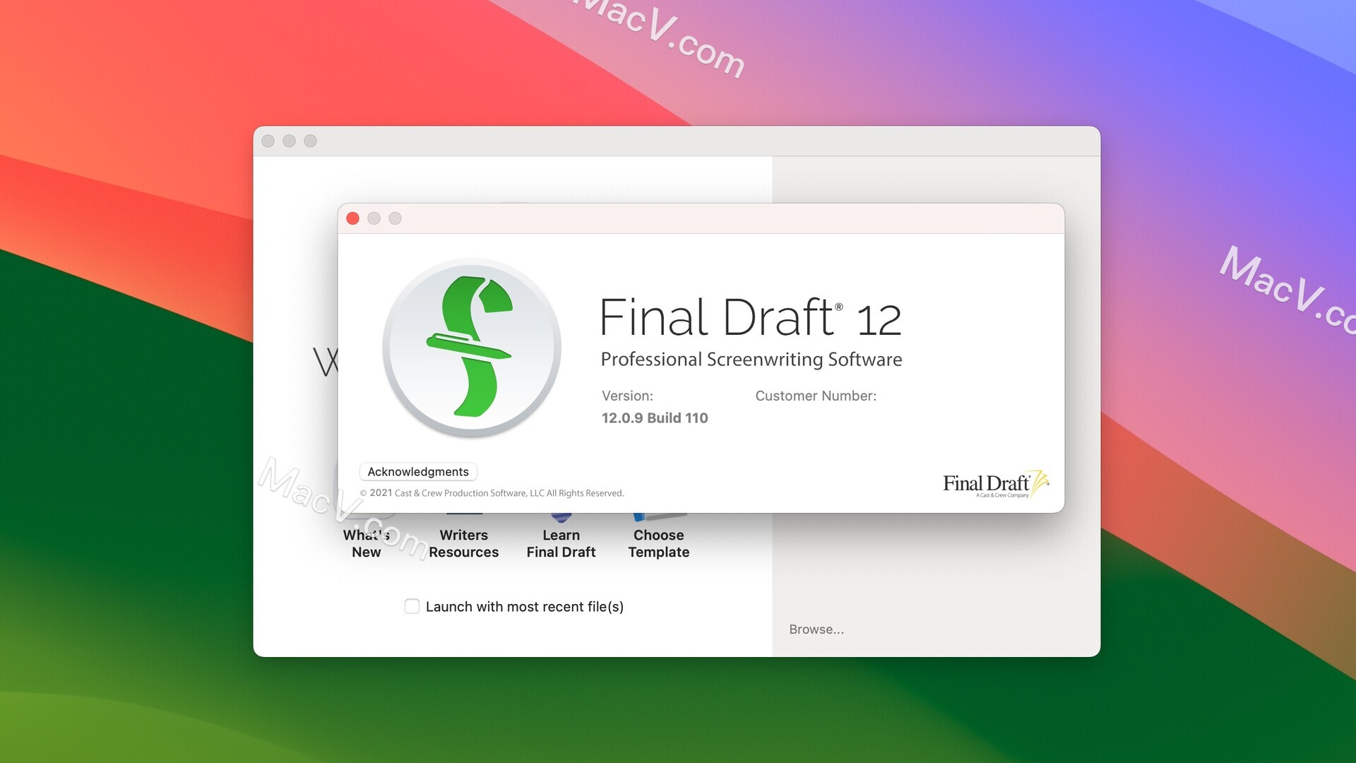 Final Draft Mac下载-Final Draft 12 for Mac(剧本写作软件)